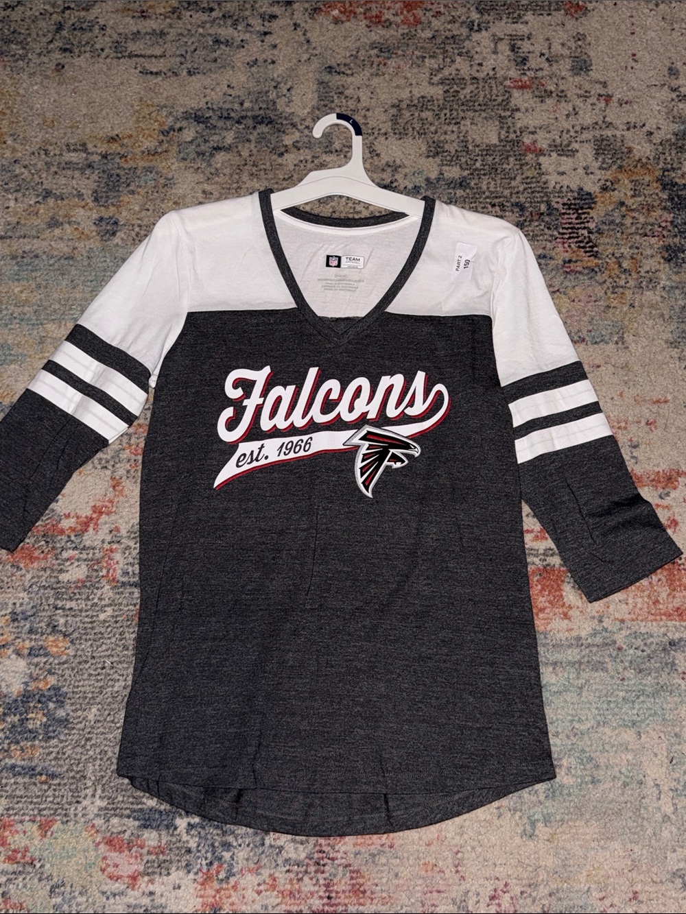 Atlanta Falcons half sleeve V-Neck shirt